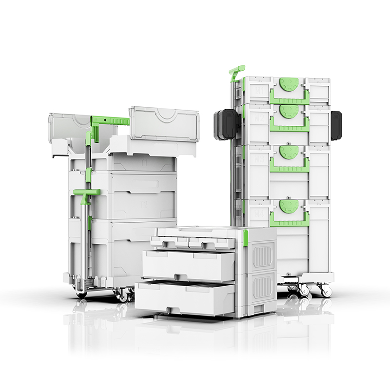 Caixa de ferramentas elétrica de plástico modular YW-A