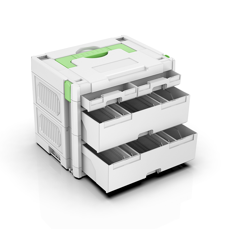 Caixa de ferramentas elétrica de plástico modular YW-A Caixa de ferramentas elétrica de plástico modular YW-A