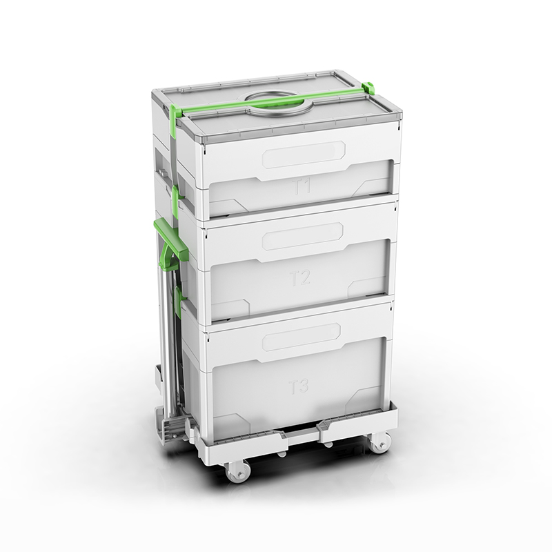 Caixa de ferramentas elétrica de plástico modular YW-A Caixa de ferramentas elétrica de plástico modular YW-A