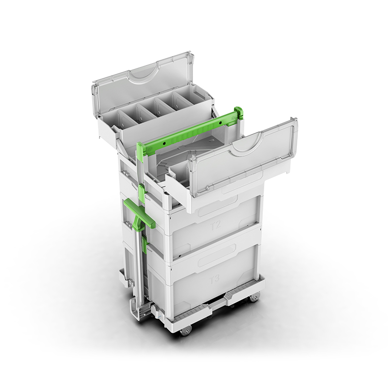 Caixa de ferramentas elétrica de plástico modular YW-A Caixa de ferramentas elétrica de plástico modular YW-A