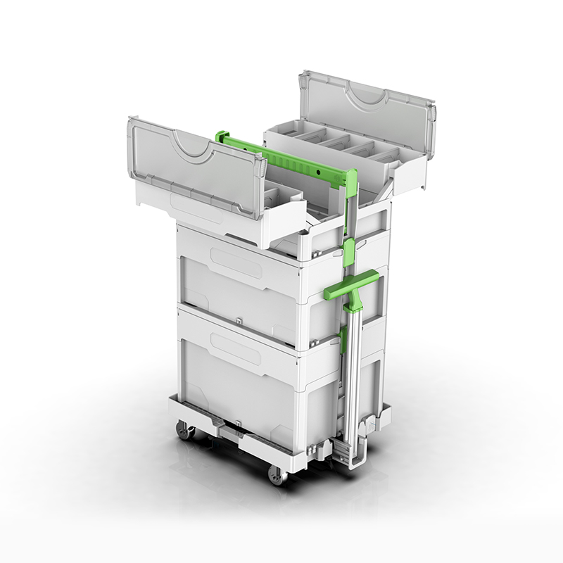 Caixa de ferramentas elétrica de plástico modular YW-A Caixa de ferramentas elétrica de plástico modular YW-A