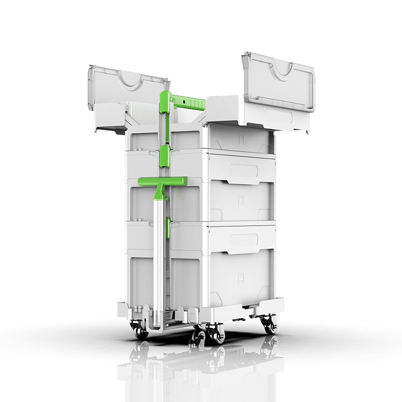 Caixa de ferramentas elétrica de plástico modular YW-A Caixa de ferramentas elétrica de plástico modular YW-A