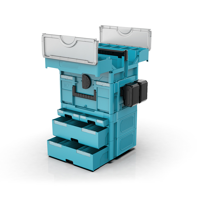 Caixa de ferramentas elétrica de plástico modular YW-A Caixa de ferramentas elétrica de plástico modular YW-A